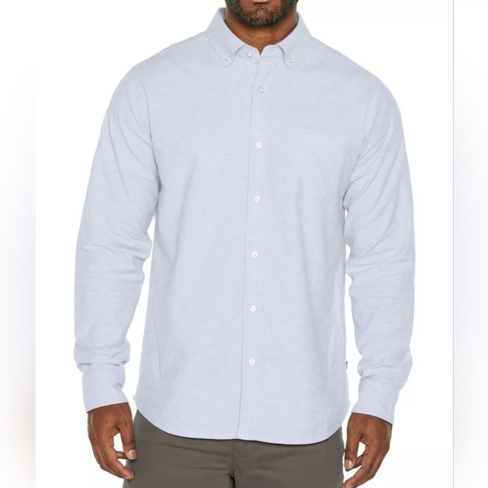 Men's GAP Light Blue Long Sleeve Button Up Oxford Style Shirt - XL